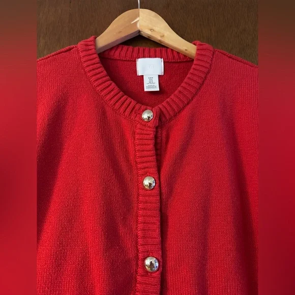 H&M Gold Buttoned Cardigan - Picture 2 of 3